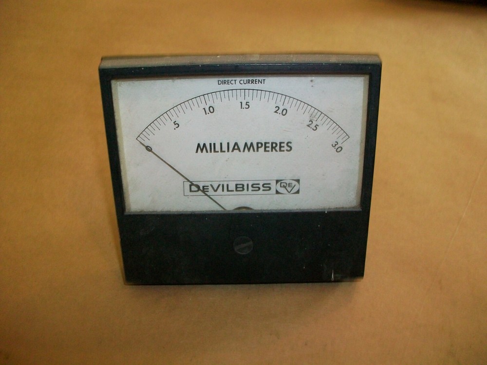 Simpson DeVilbiss MILLIAMPERES Meter 60312  USED