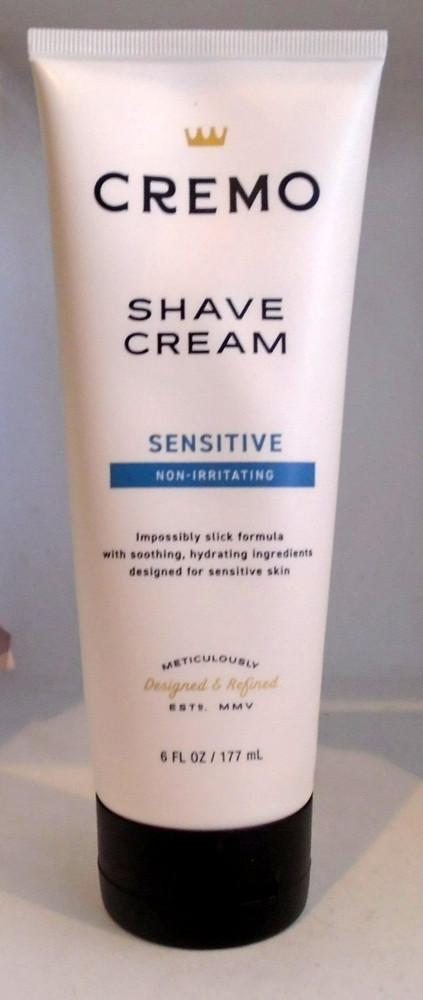 Cremo Sensitive Shave Cream Non-Irritating, 6 FL OZ
