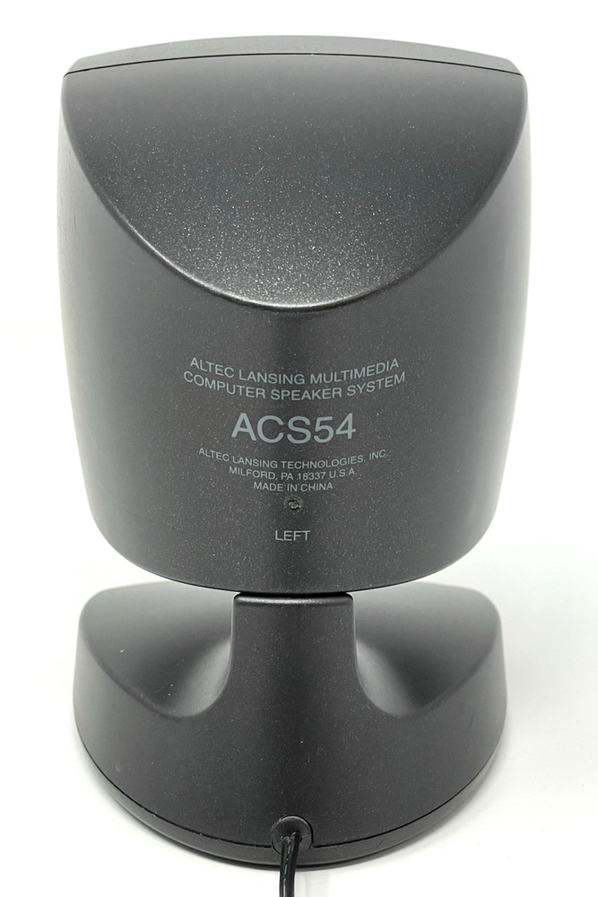 Altec Lansing ACS54 Multimedia Audio Computer Speaker Left Side Only
