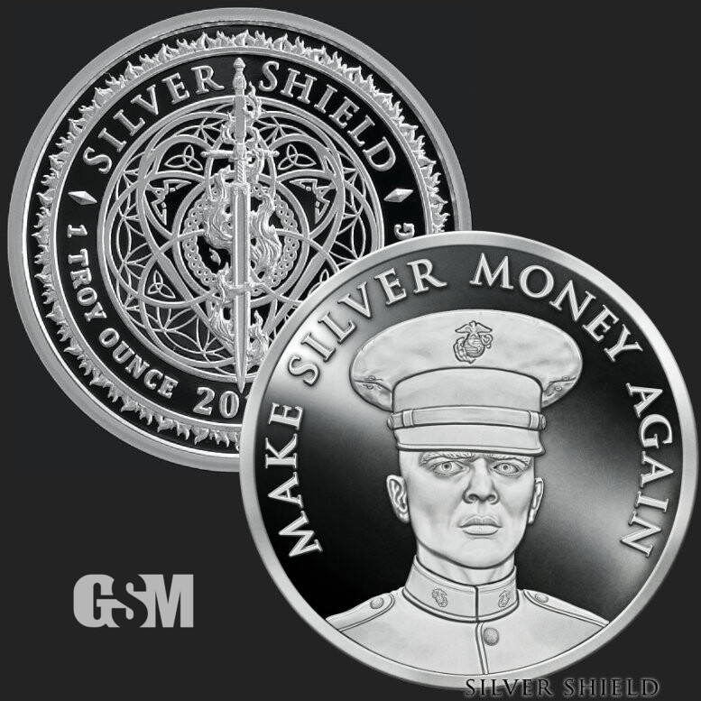 2020 Silver Shield MAKE SILVER MONEY AGAIN - 1oz Silver Proof
