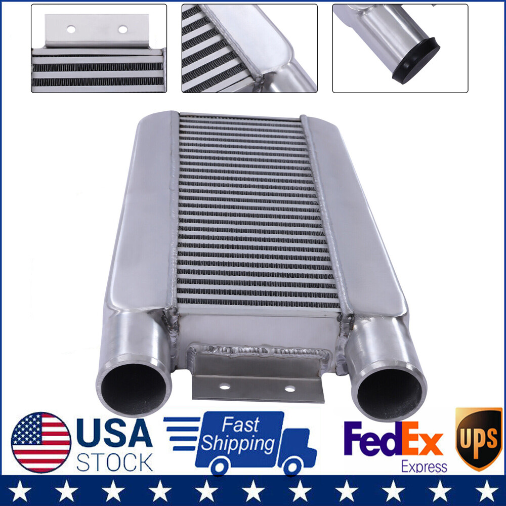 Same One Side Universal Aluminum Intercooler Turbo Front Mount 2.5" Inlet/Outlet