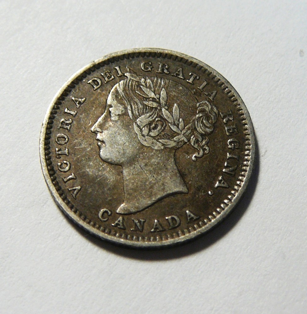 1901 CANADA SILVER 10 CENTS Coin