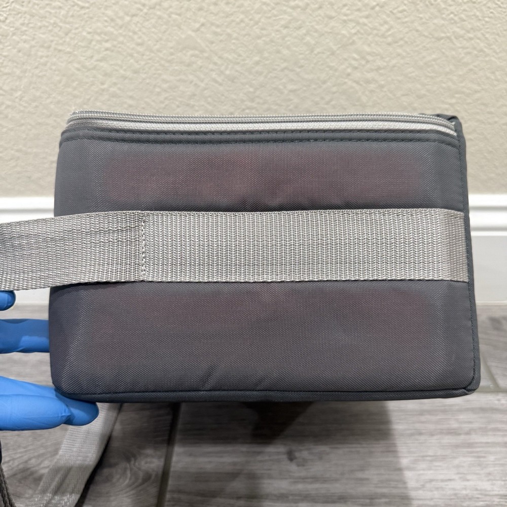 Gray Case Logic CD Carry Bag with Strap - 28 CD Case Holder