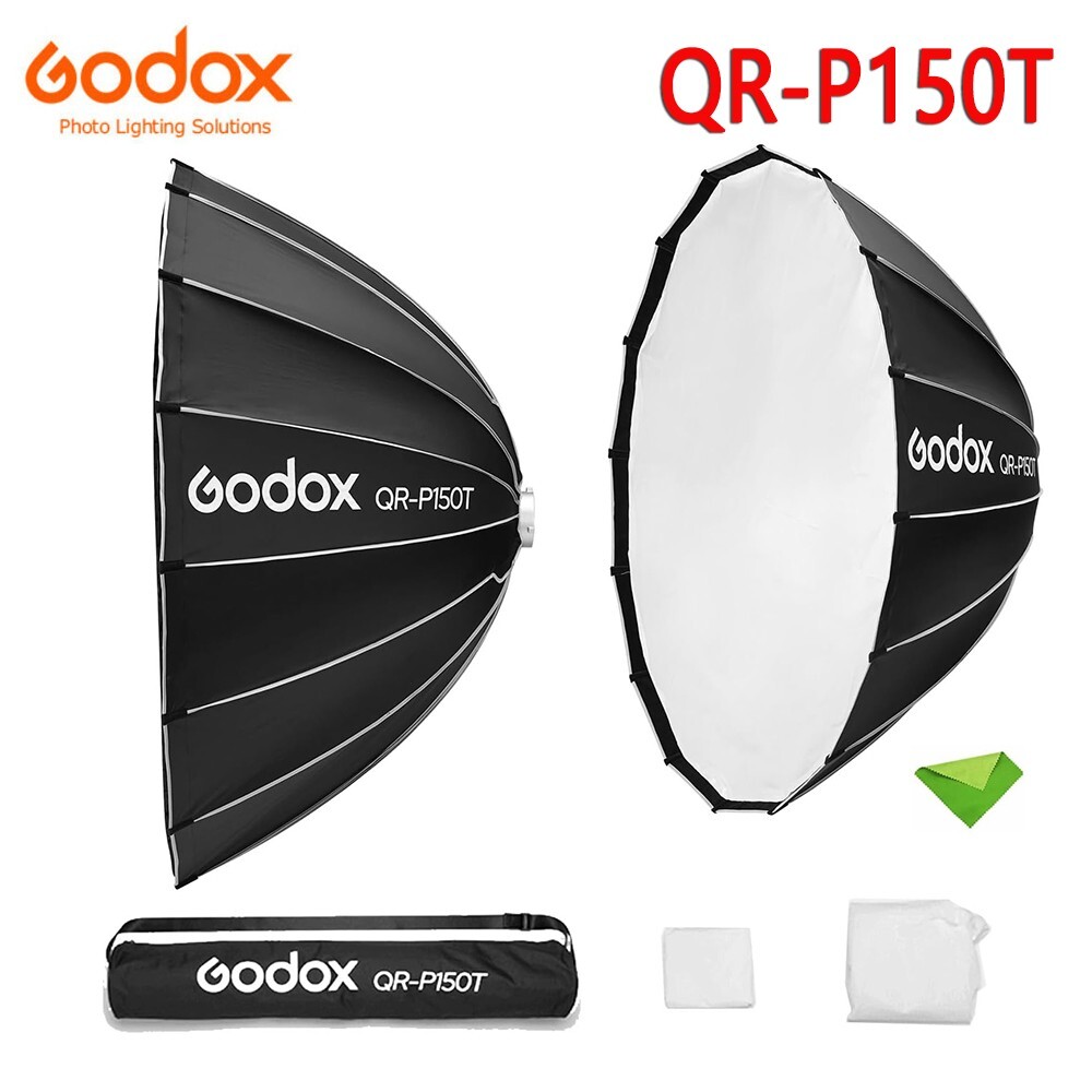 Godox QR-P150T 150cm Parabolic Softbox Quick Release Light Diffuser Soft boxes