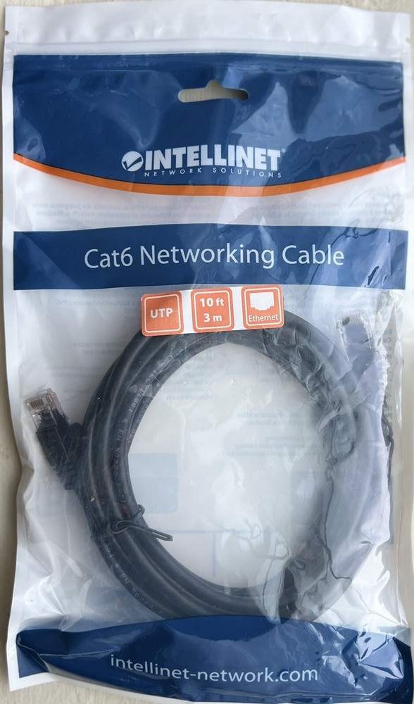 Cat6 3ft to 10ft Ethernet Patch Cable | 10Gbps Snag-less LAN Network Cord