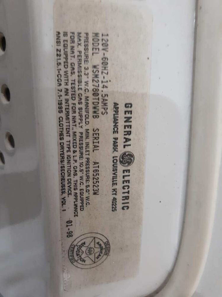 washer and dryer set used