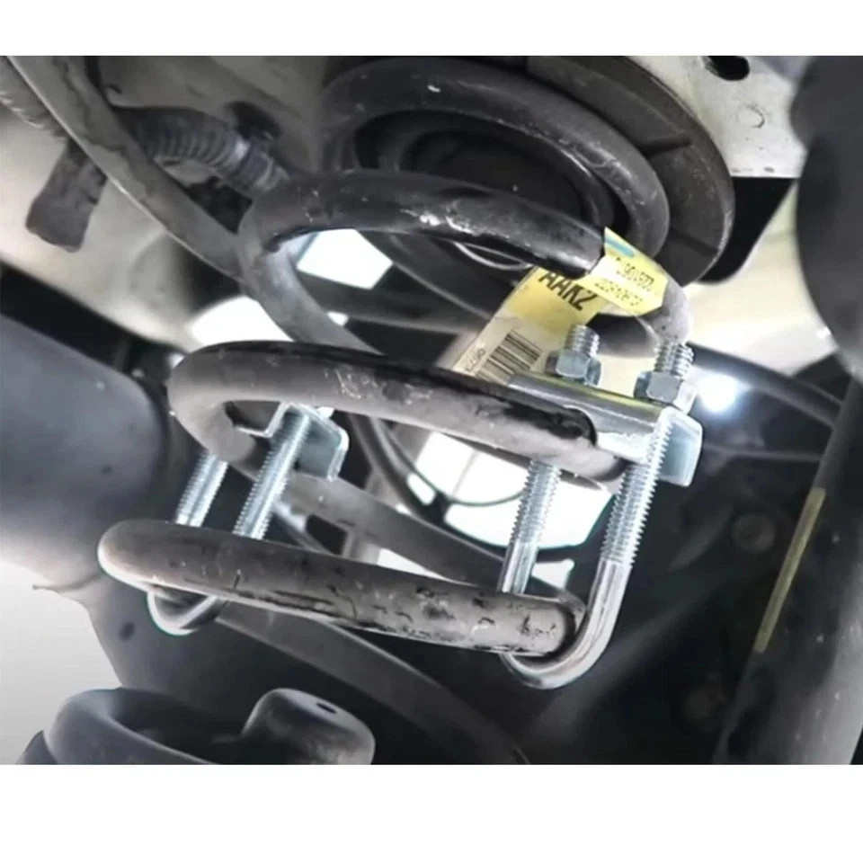 Adjustable Coil Spring Lowering-Leveling Clamp Kit 4 Coil Spring Stabilizes