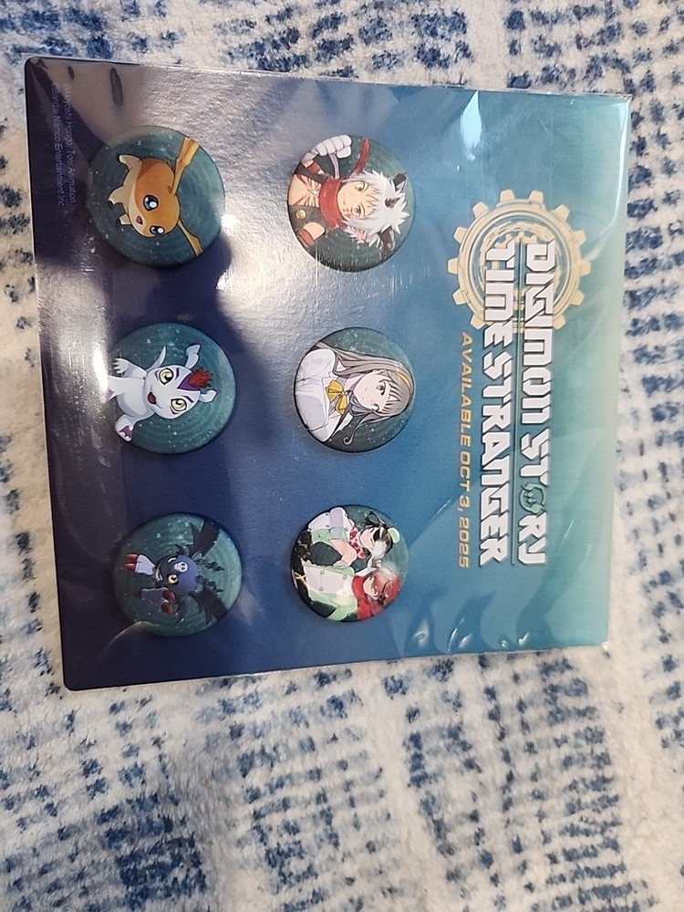 SDCC 2025 Digimon Time Strangers Pin Set Exclusive