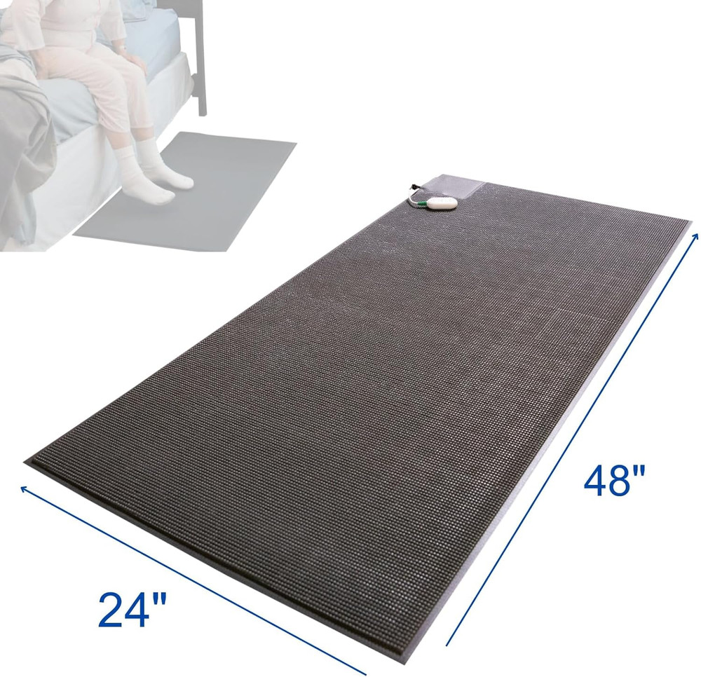 Smart Caregiver Floor Mat & Pager System - 24" x 48" Safety Solution