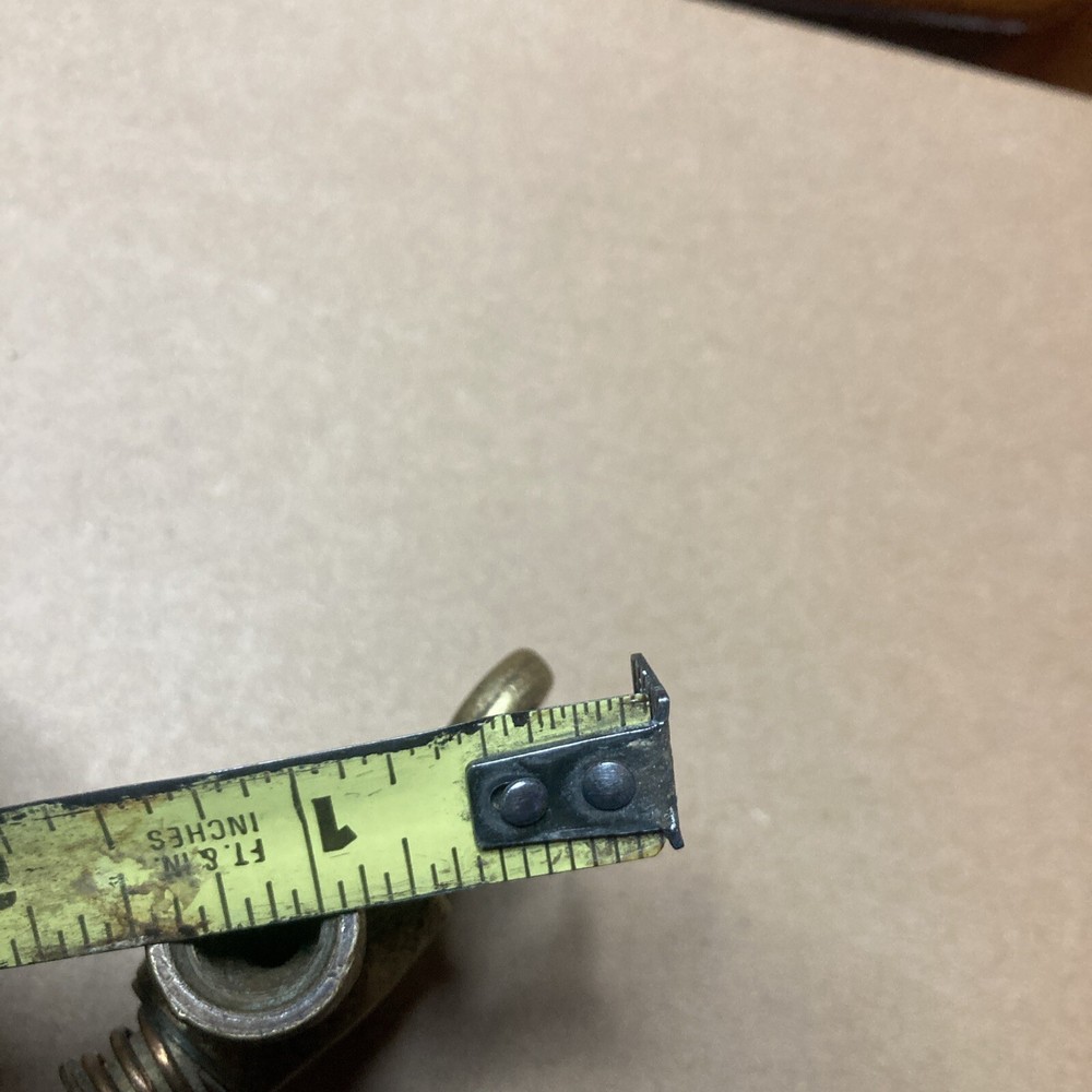 Vintage Brass Gas Cut Off Valve