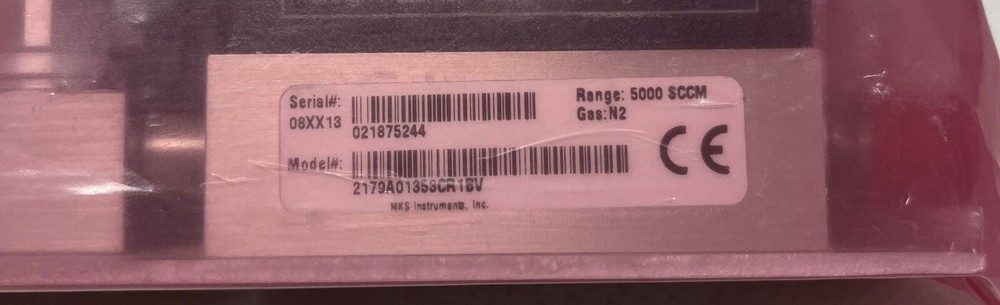 MKS Instruments 2179A01353CR1BV Mass Flow Controller - 5000 sccm - New