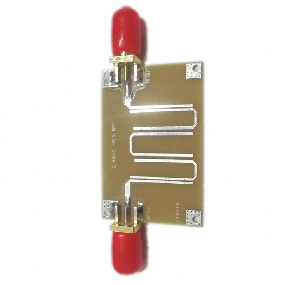 2.4GHz microstrip bandpass filter WiFi ZigBee BT filter filter out clutter