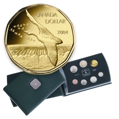 2004 Canada - Specimen Set - Lesser Canada Goose - 7 Coin Set