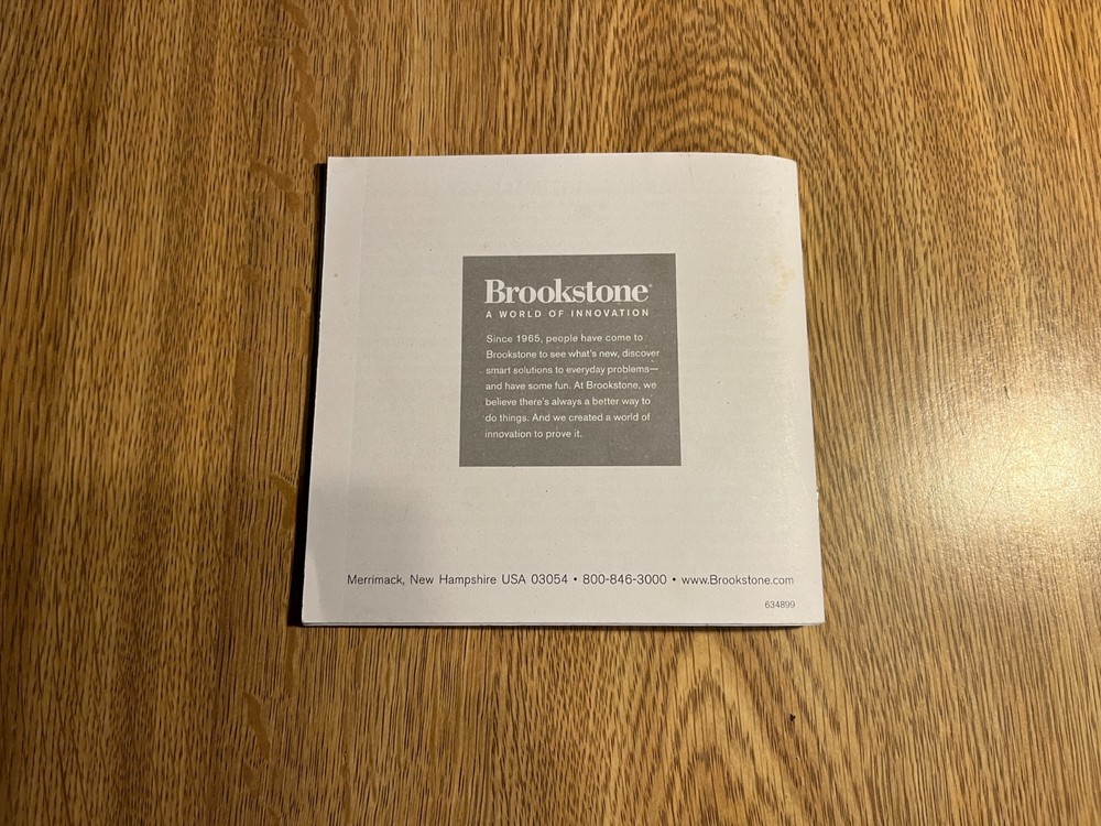 Brookstone Turntable Installation Manual and CD