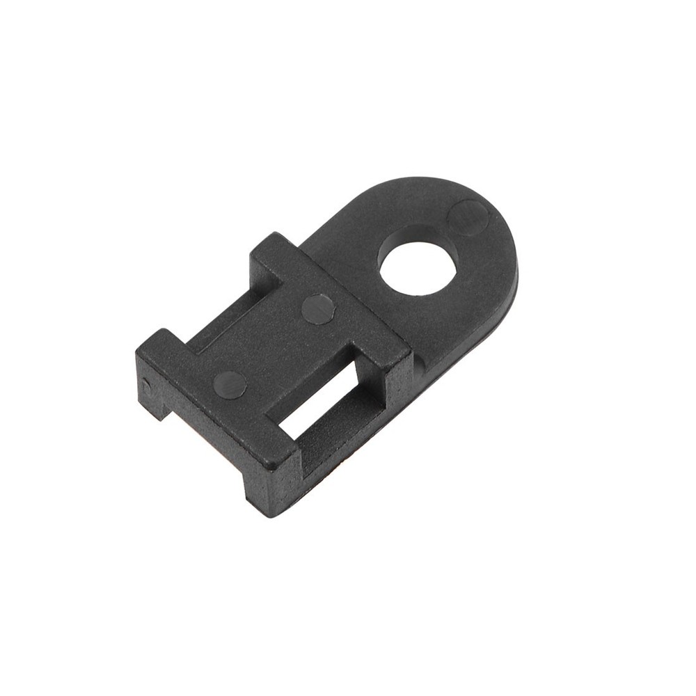 50 x Cable Tie Base Saddle Type Mount Wire Holders 19.6x9.5x5mm Black
