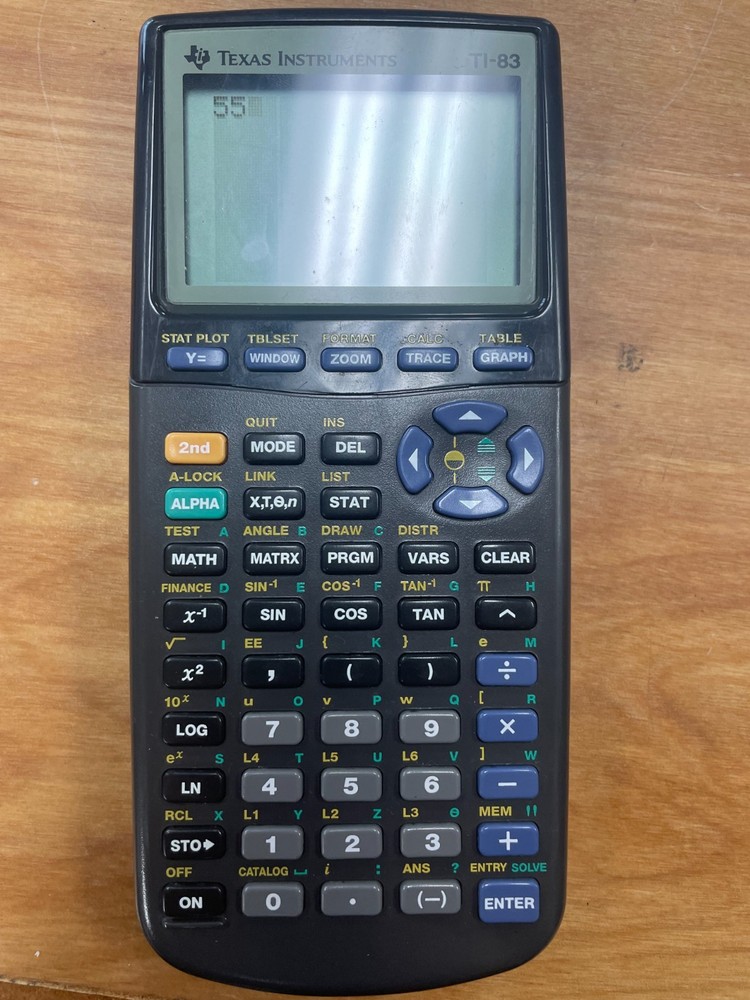 7x Texas Instruments TI-83 Black Graphing Calculator | Read Description