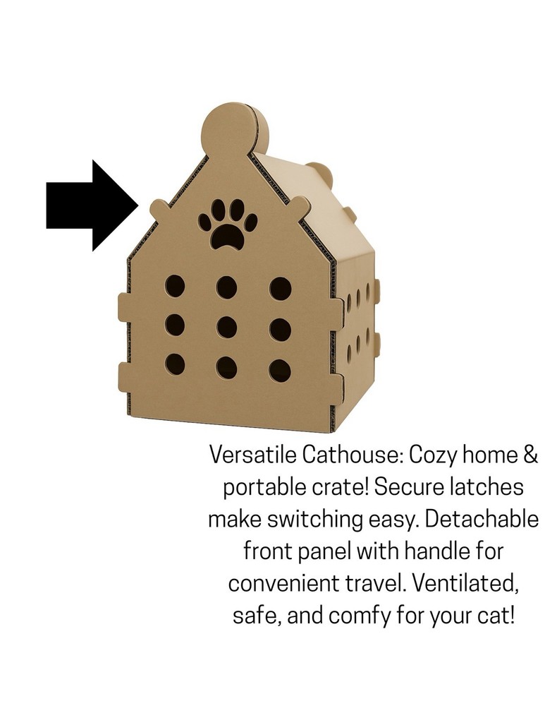 2 &1 Cat play House & Carry