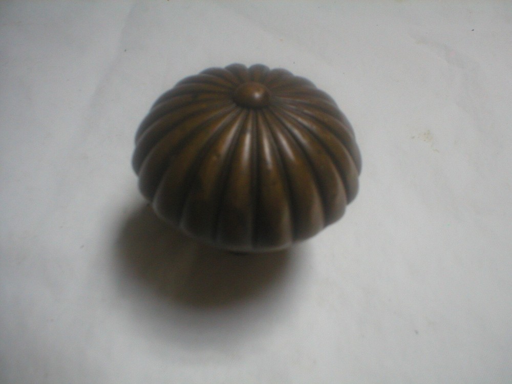 Antique Victorian Solid Brass Decorative Doorknob