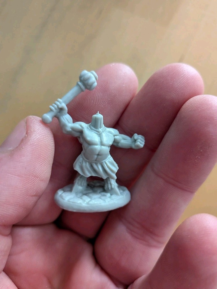 Reaper Bones Beastman Small Minotaur With Mace - Missing Head