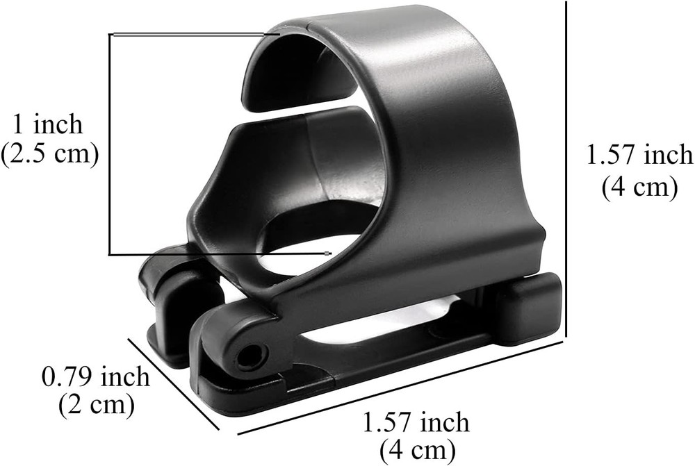 2 Pieces Scuba Dive Universal Plastic Clip Snorkel Keeper Retainer