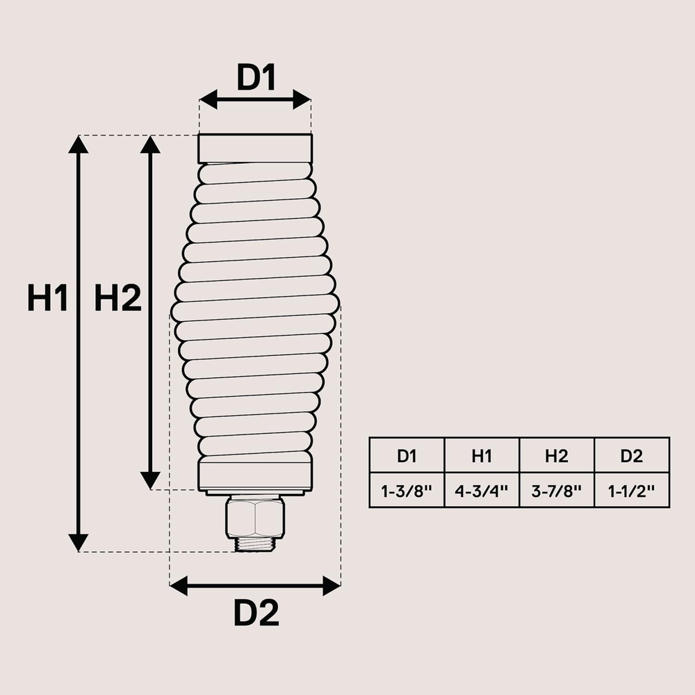 2pc Heavy-Duty LED Whip Light Spring Mount Base [Black-Finish] [Quick Release]