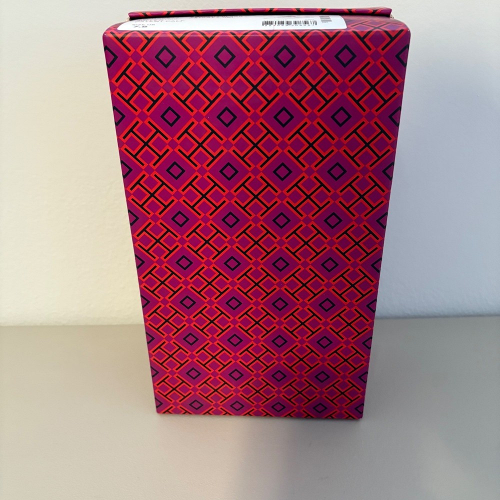 Tory Burch Size 7.5 Geometric Logo Box Storage Keepsake Gift Presentation EMPTY