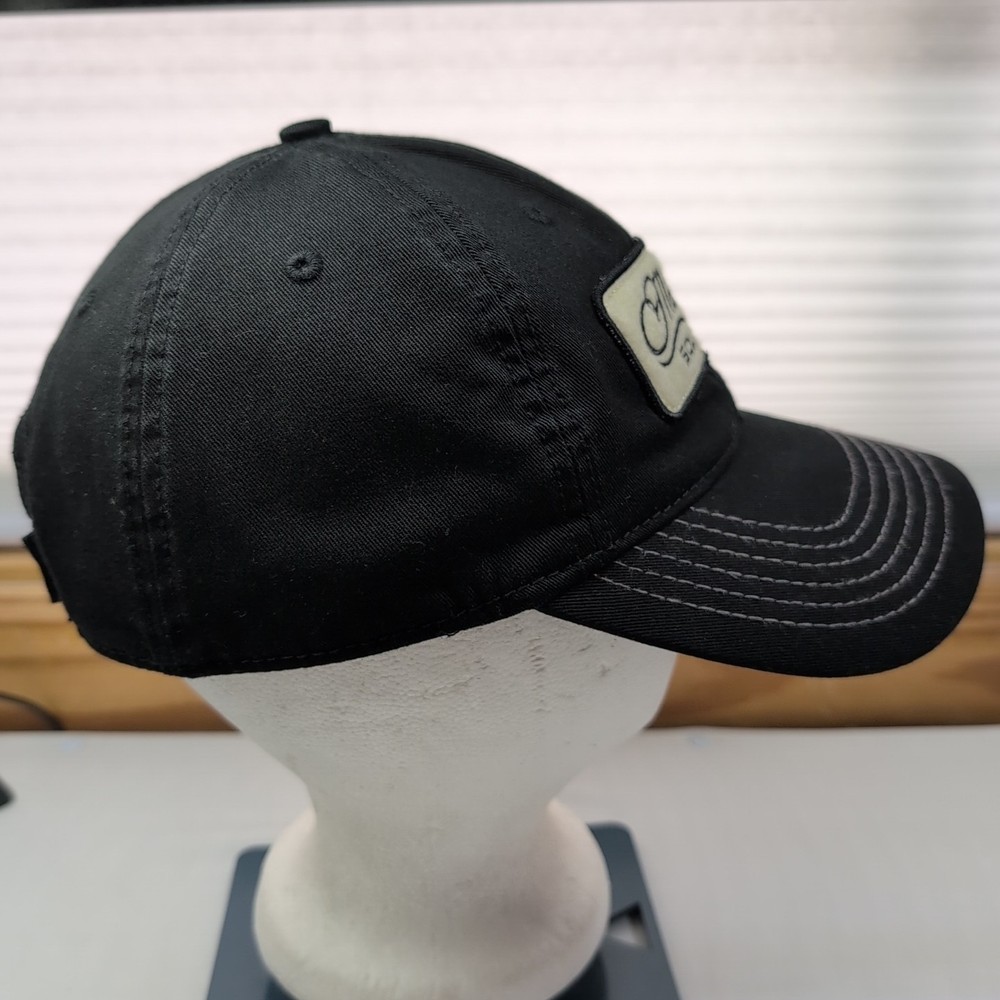 Mathews SoloCam Archery Hat Black Strapback Cap Catch Us If You Can Bow Hunting
