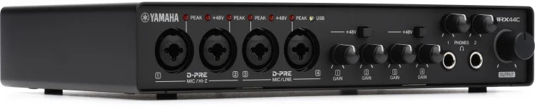 Yamaha URX44C USB-C Audio Interface with Software Suite