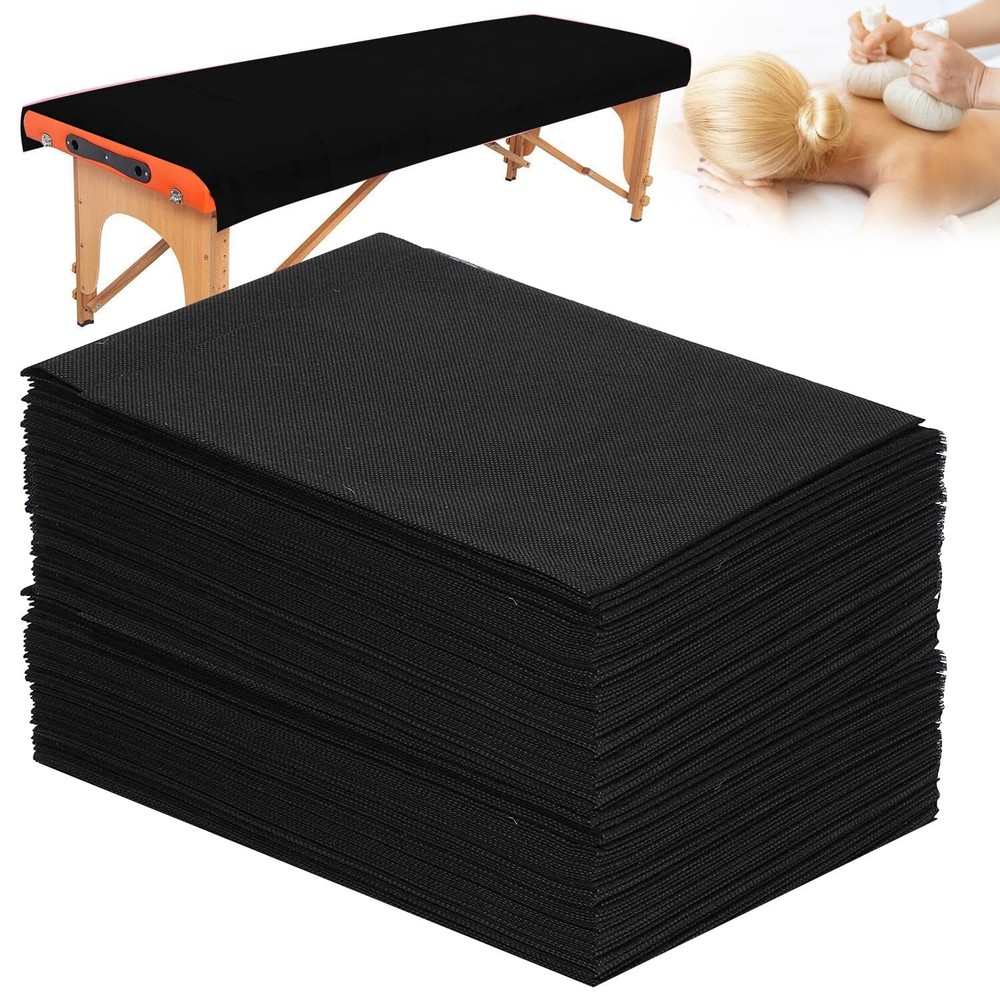 50 PCS 31" X 79"Thick Soft Massage Table Sheets Sets Disposable SPA Bed Sheet...