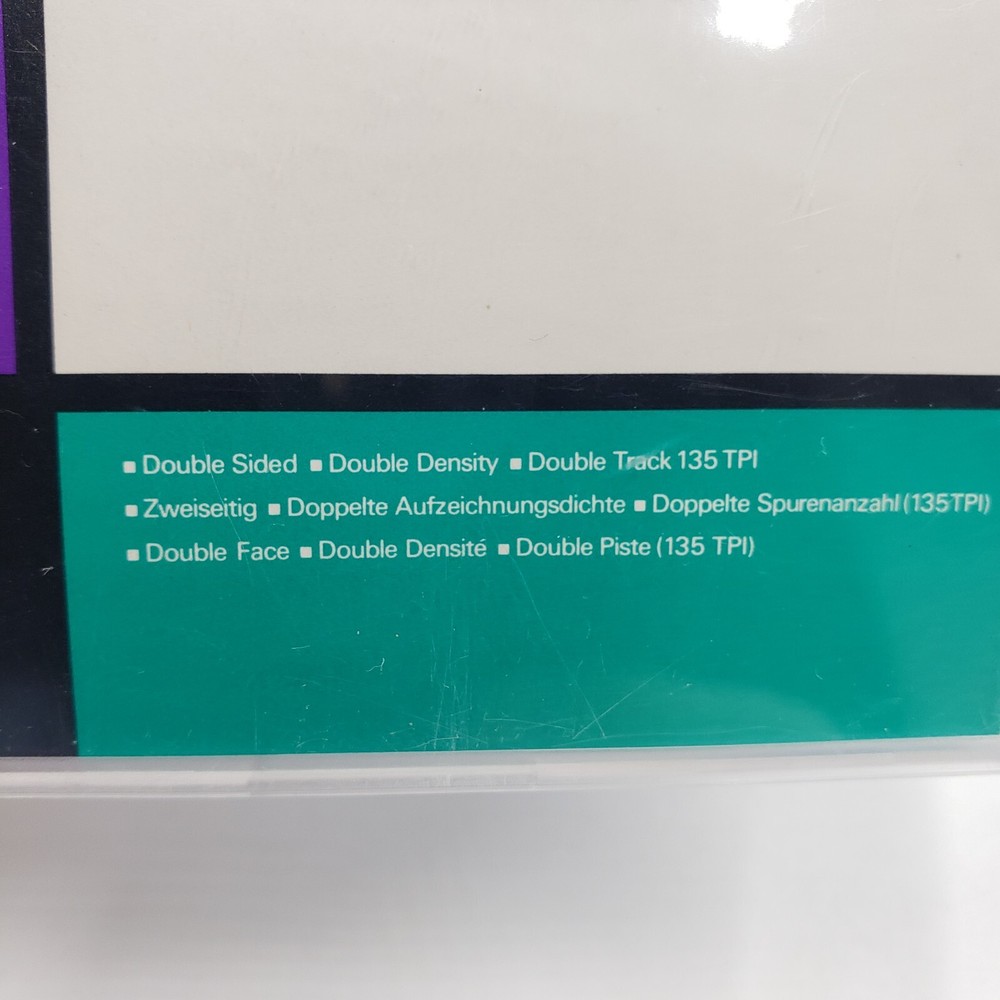 2Yamaha YFD2DD Micro Floppy Disk Double Sided Double Density Double track (USED)