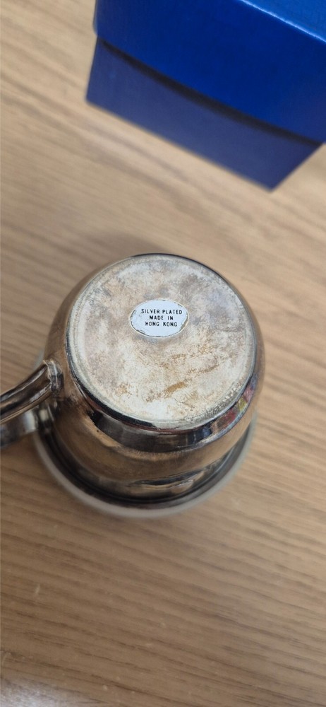 Vintage silver plated baby cup