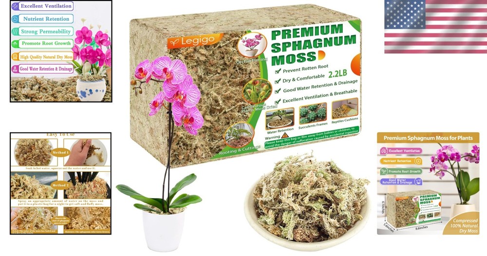 Natural Succulent Carnivorous Moss - 2.2lbs