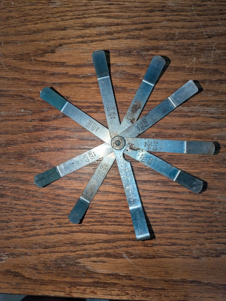 K-D Tools Feeler Gauge. Fair Conditon.