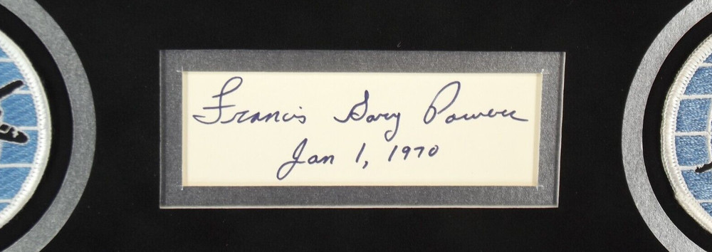 Francis Gary Powers Pilot U-2 Spy Plane Shot Down 1960 Autograph Framed Display