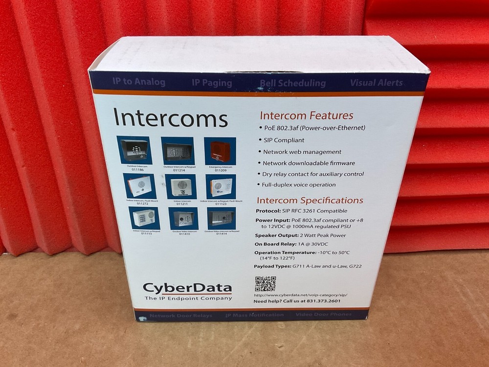 CyberData InformaCast Enabled RGB Strobe 011377B ✅❤️✅❤️ OPEN BOX ✅❤️✅❤️