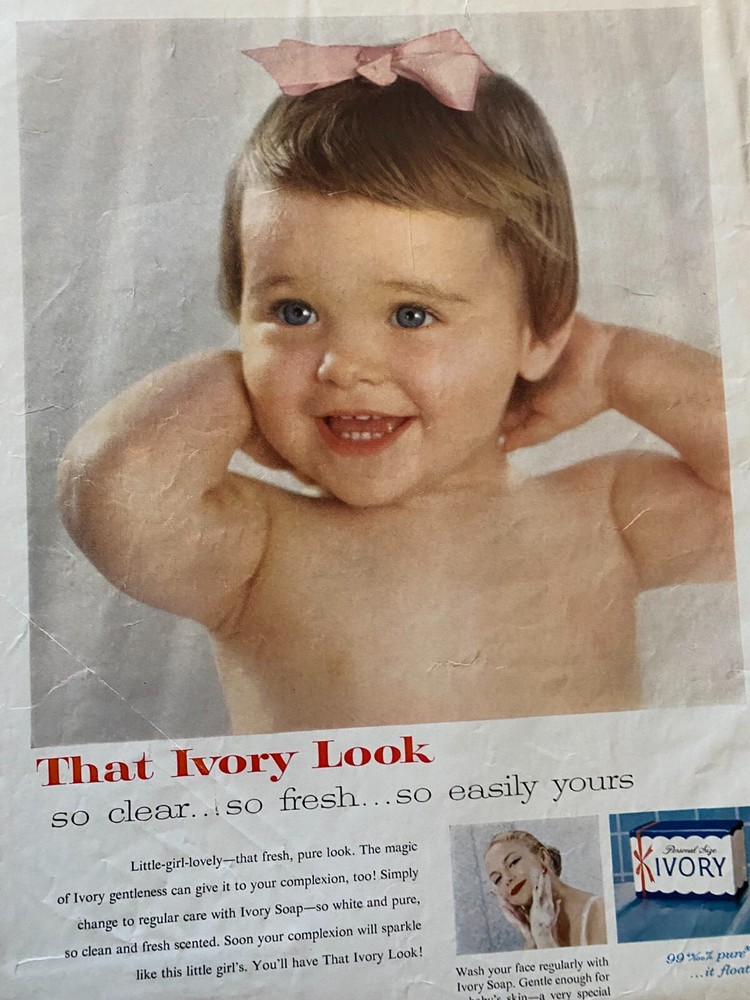 Ivory Soap, Full Page Vintage Print Ad