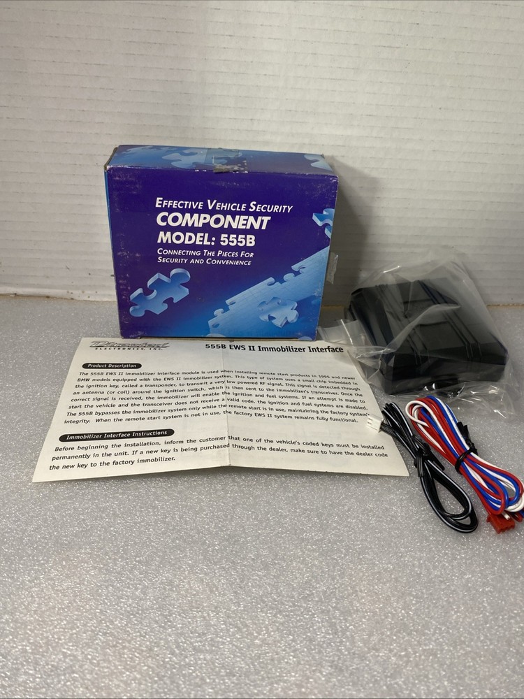 NEW Directed Electronics Inc DEI 555B EWS II Immobilizer Interface Bypass Module