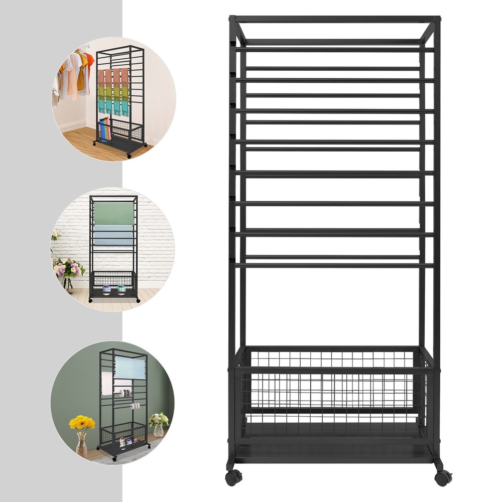 16-Layer Ribbon Display Rack Organizer Rack Storage Shelf Multi-Tier Organizer