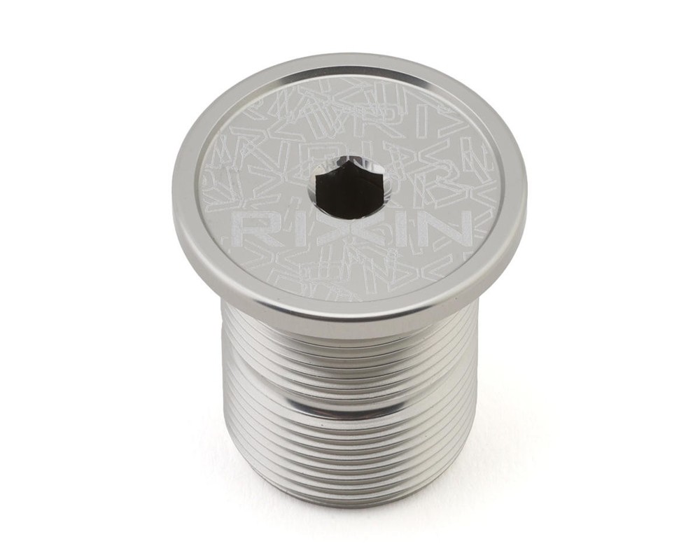 Rixin Fork Top Cap Bolt (Silver)