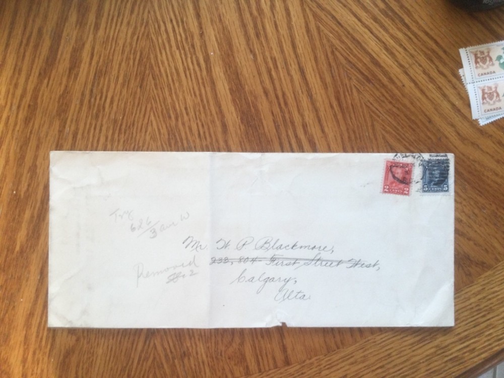 Canada envelope, , seven cents postage around the 1920’s