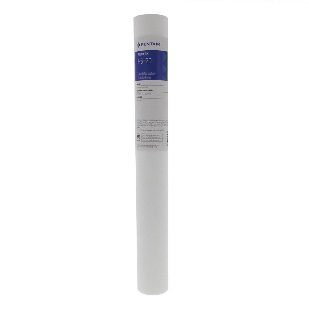 Pentek P5-20 5 Micron Standard 20 x 2.5 Inch Polypropylene Sediment Water Filte