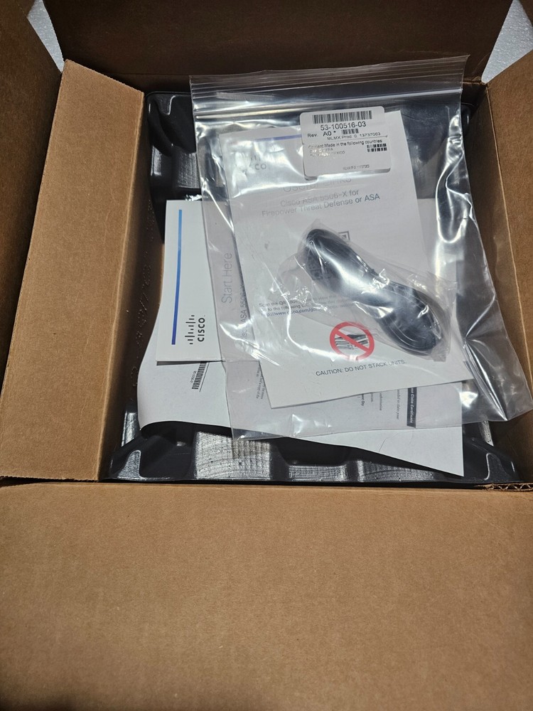 Cisco ASA5506-SEC-BUN-K9 w/Security Plus, Unlimited Users Open Box V04 Not Affec