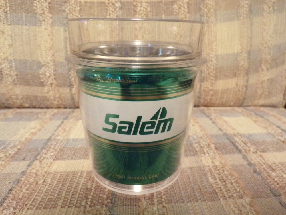 SALEM CIGARETTES Advertising Cup PLASTIC THERMAL CUP THERMO SERV USA