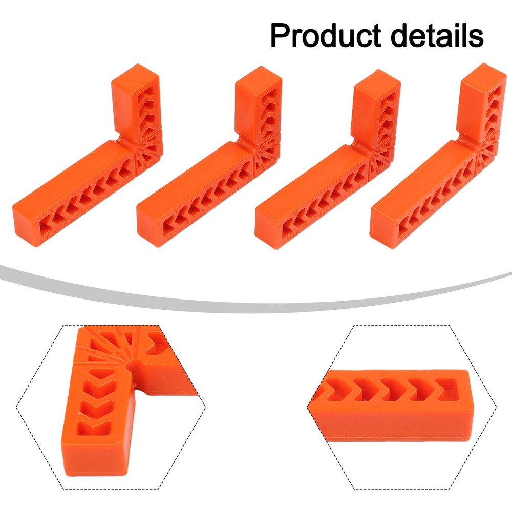 Secure Angles in Woodworking 90 Degree Auxiliary Positioner Tool 4 Pack