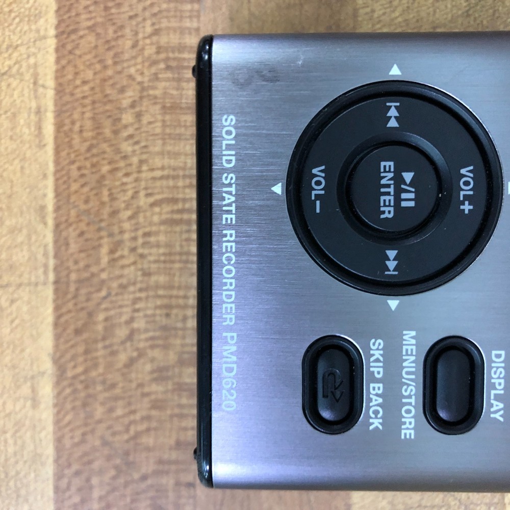 Marantz PMD620 Digital Handheld Recorder w/Power Adapter (WORKS)