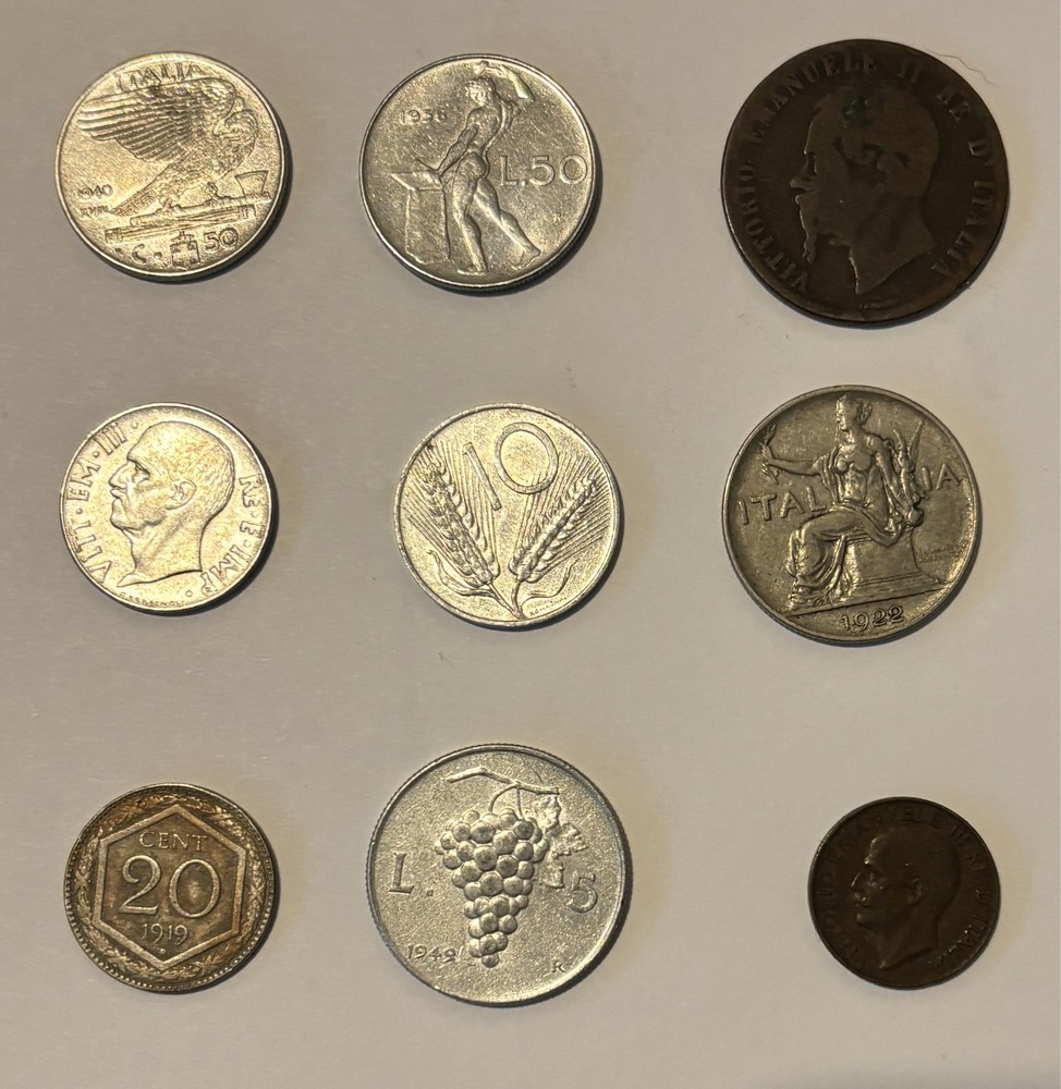 France 9 coin collection lot 718