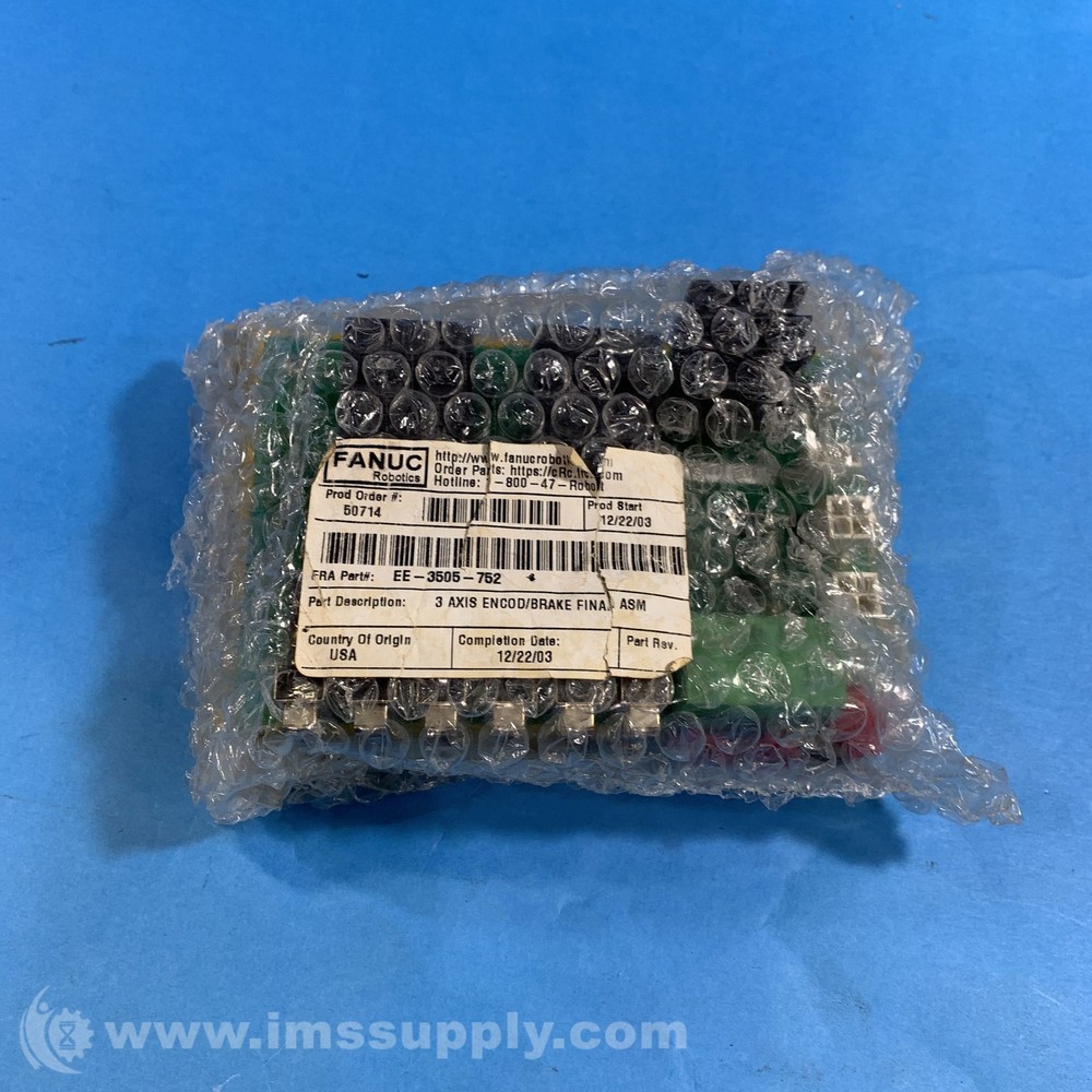 Fanuc EE-3505-752 3-Axis Encoder Brake FNFP