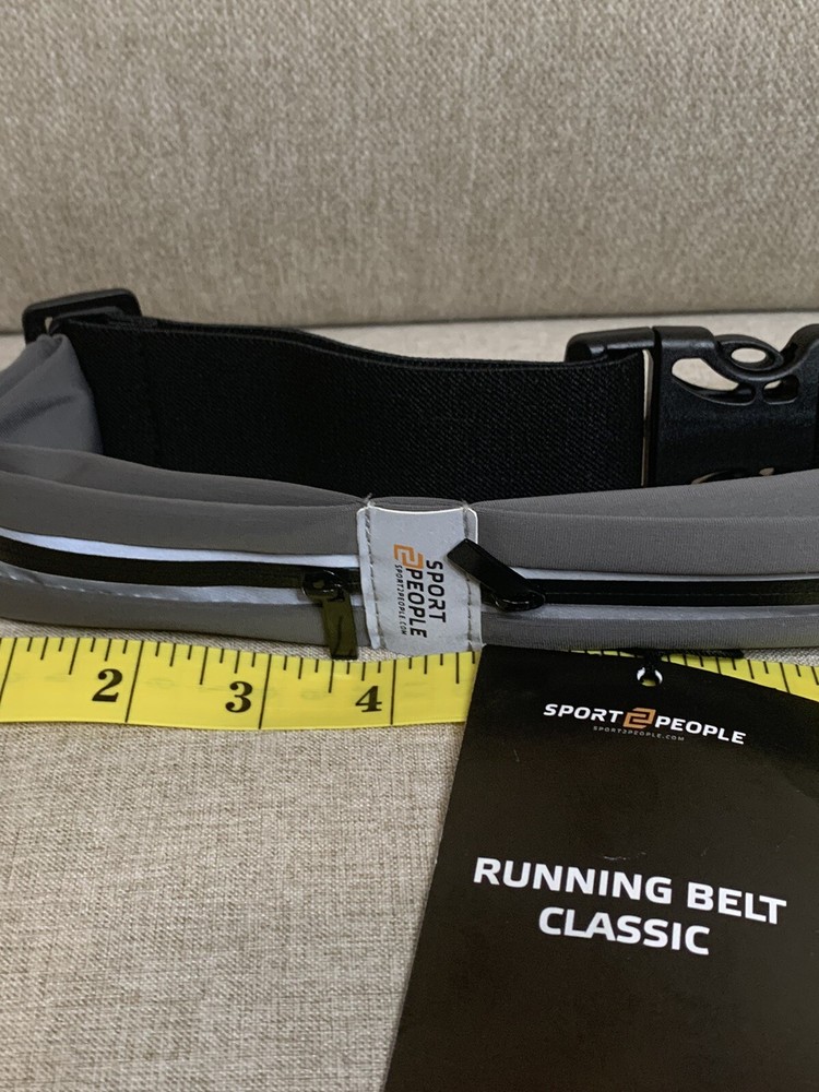 Sport2People Running Belt Classic - Black. NWT
