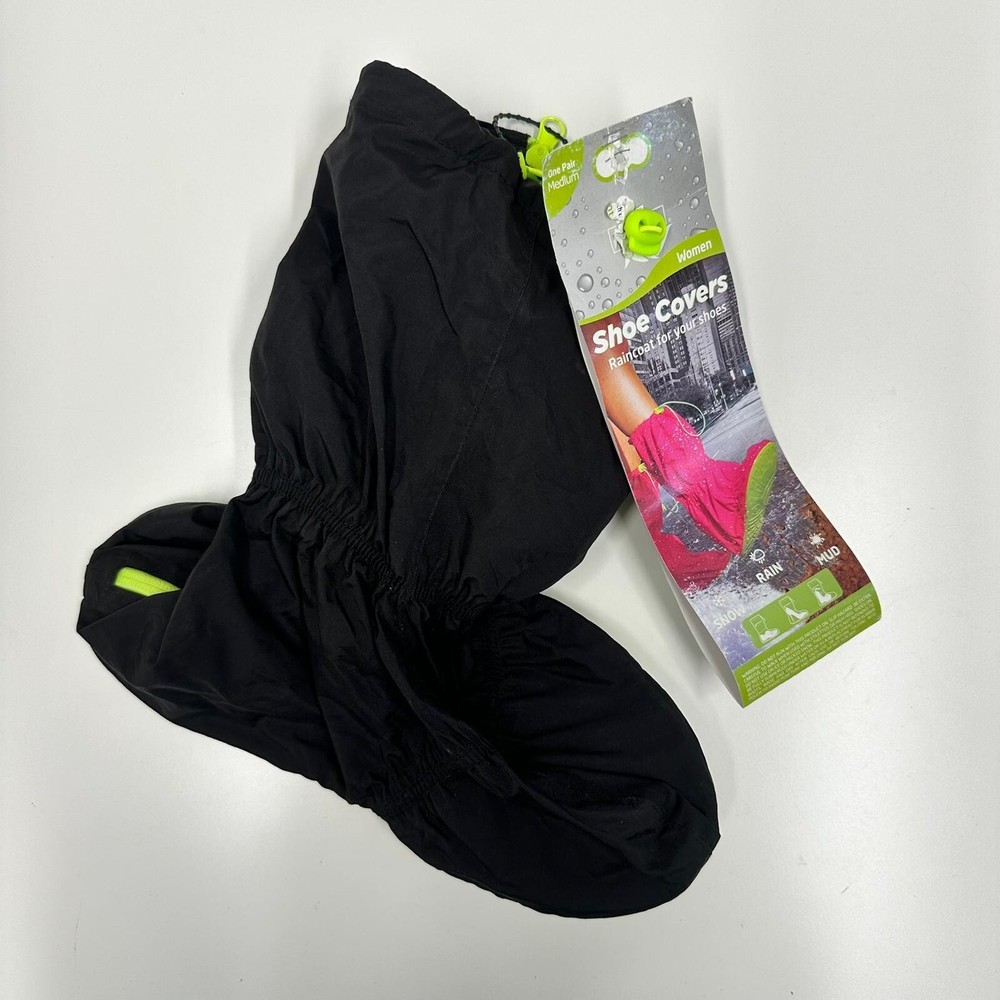 Seal Reusable Waterproof Shoe Cover Black