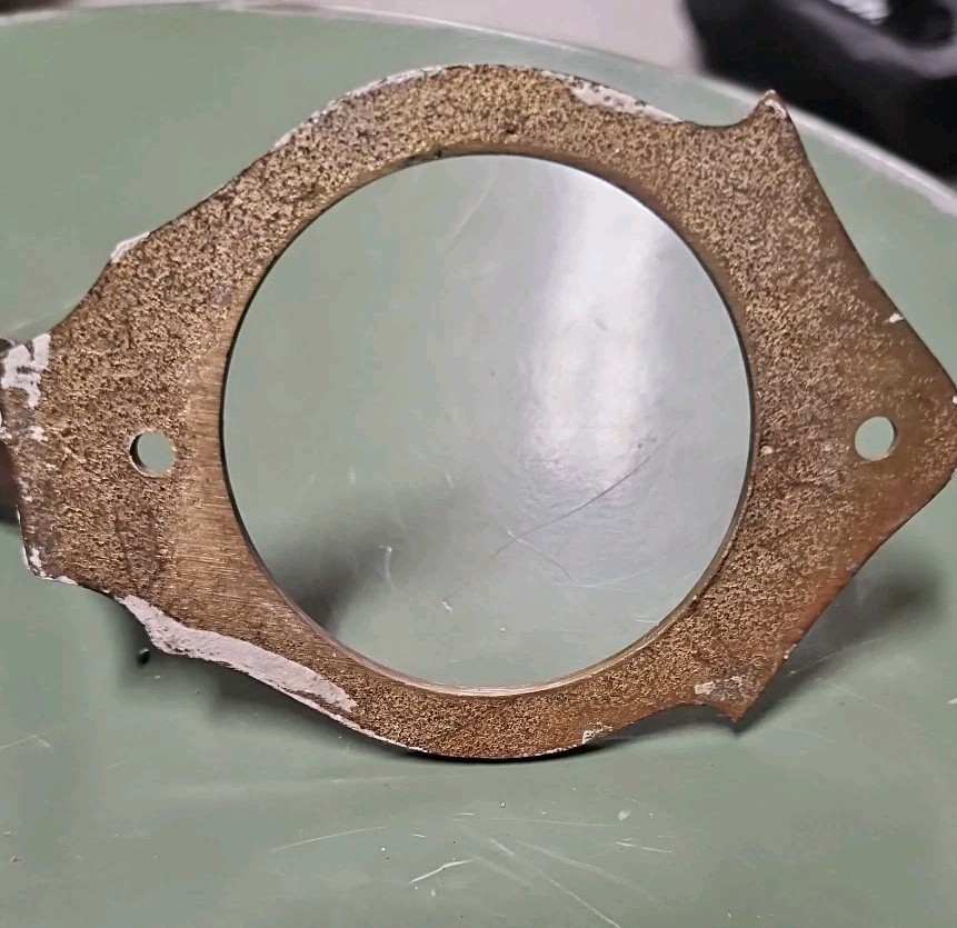 Vintage Antique Large Solid Brass Door Push Pull Ornate Handle Hole